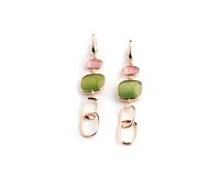 Boucles d'oreilles Madì Femme Catene lime in Argent Quarzo idrotermale 39021